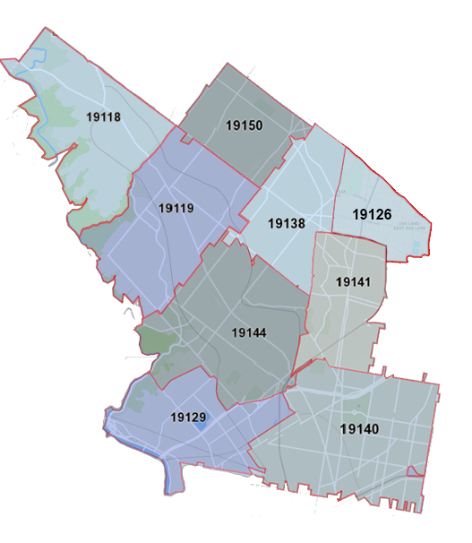 Service Area map